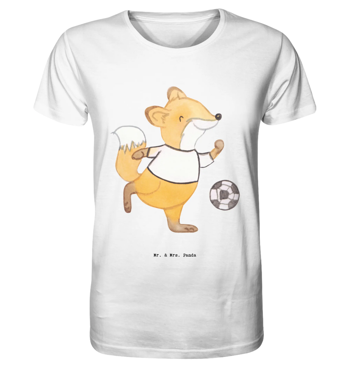 Men's Shirt Fox play soccer Gift, giving, athlete, thank you, profit, award, football field, Football, footballer, bolt