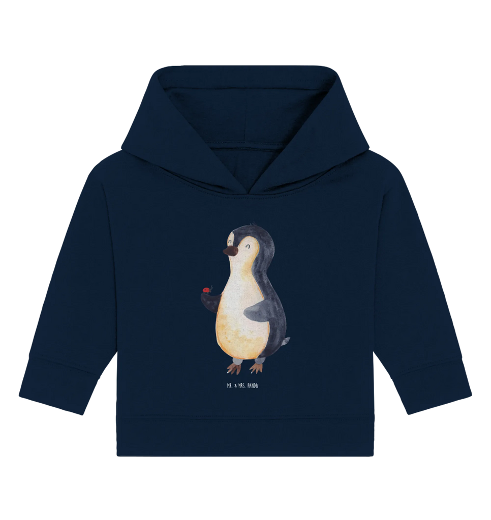 Organiczna bluza z kapturem dla niemowląt Pingwin biedronka Baby Pullover, Baby Hoodie, Baby Kapuzenshirt, Baby Kapuzensweatshirt, Pinguin, Wunder, Freude, Liebe, Glück, Lebensfreude, Pinguine, Marienkäfer