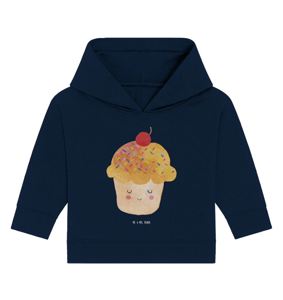 Organiczna bluza z kapturem dla niemowląt Babeczka Baby Kapuzenshirt, Baby Kapuzensweatshirt, Baby Hoodie, Baby Pullover, Tiermotive, Lustige Sprüche, Tiere, Gute Laune, Wunder, Geschenk Koch, Küche Deko, Backen Geschenk, Küche Spruch, Muffin, Motivation Sprüche, Cupcakes