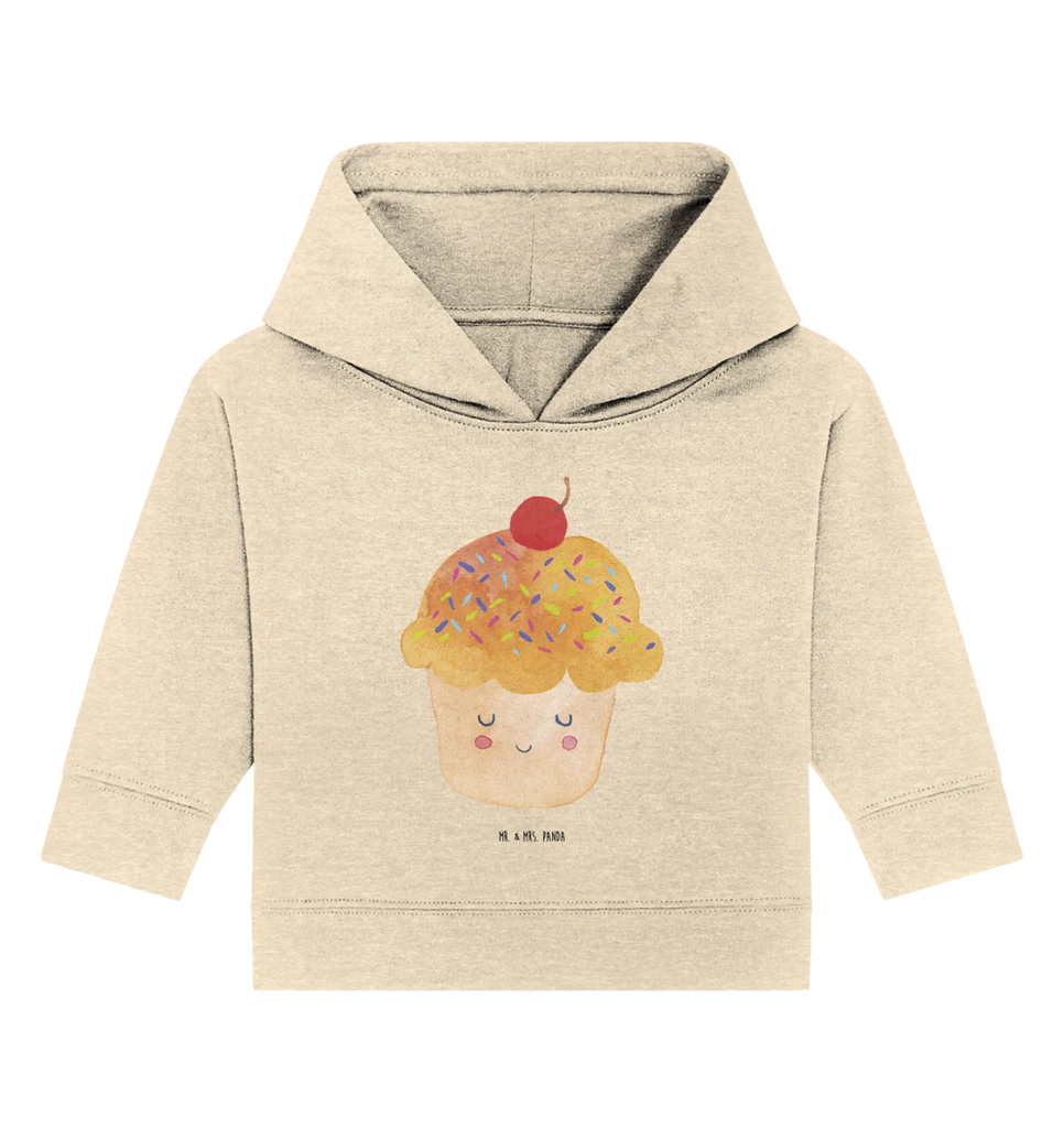 Organiczna bluza z kapturem dla niemowląt Babeczka Baby Kapuzenshirt, Baby Kapuzensweatshirt, Baby Hoodie, Baby Pullover, Tiermotive, Lustige Sprüche, Tiere, Gute Laune, Wunder, Geschenk Koch, Küche Deko, Backen Geschenk, Küche Spruch, Muffin, Motivation Sprüche, Cupcakes