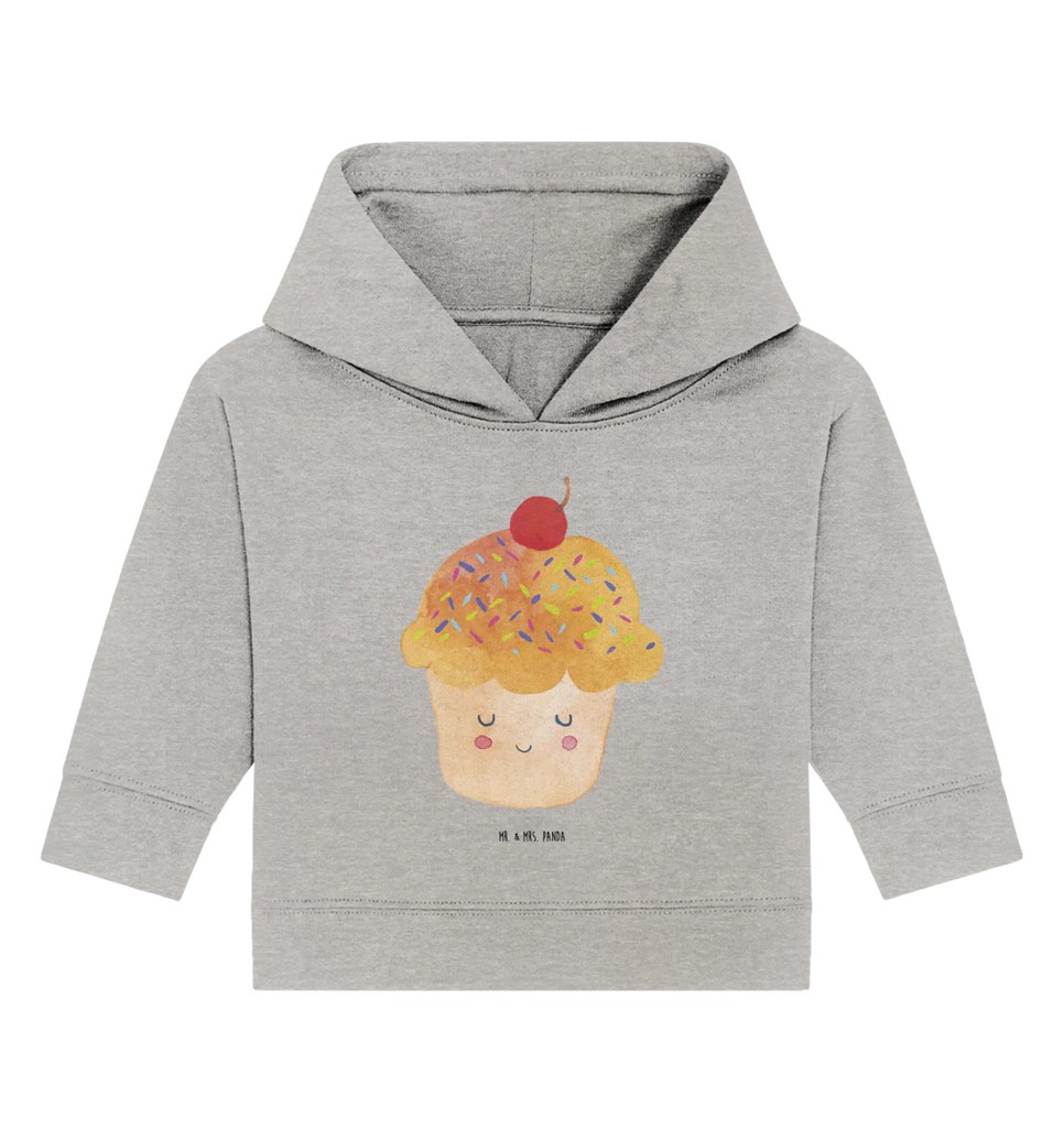Organiczna bluza z kapturem dla niemowląt Babeczka Baby Kapuzenshirt, Baby Kapuzensweatshirt, Baby Hoodie, Baby Pullover, Tiermotive, Lustige Sprüche, Tiere, Gute Laune, Wunder, Geschenk Koch, Küche Deko, Backen Geschenk, Küche Spruch, Muffin, Motivation Sprüche, Cupcakes