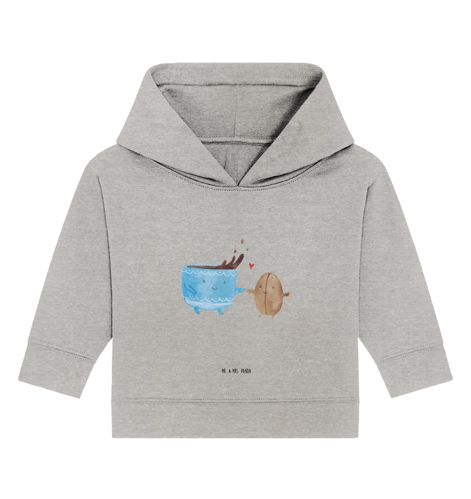 Organiczna bluza z kapturem dla niemowląt kawa ziarno Baby Kapuzensweatshirt, Baby Pullover, Baby Hoodie, Baby Kapuzenshirt, Tiermotive, Lustige Sprüche, Tiere, Gute Laune, Kaffee, Genuss, Kaffeebohne, Glück, Zufriedenheit