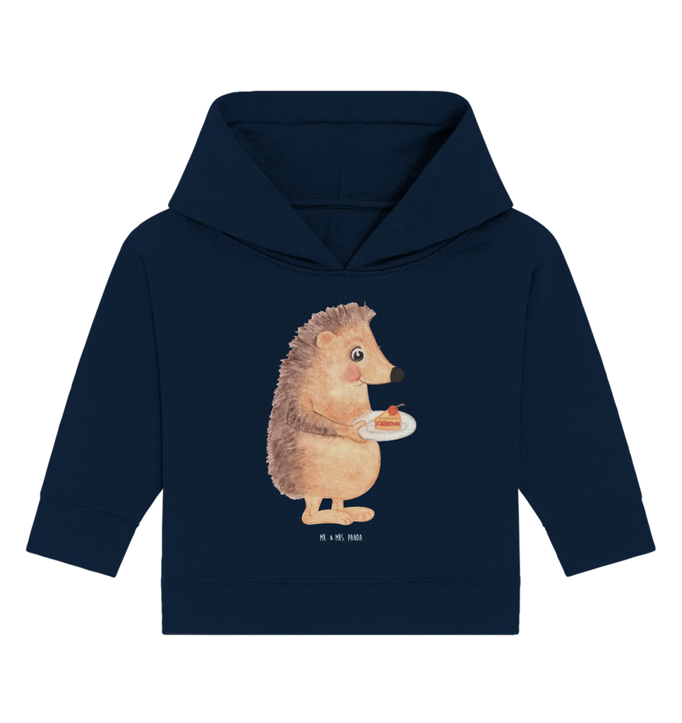 Organiczna bluza z kapturem dla niemowląt jeż kawałek ciasta Baby Kapuzenshirt, Baby Kapuzensweatshirt, Baby Hoodie, Baby Pullover, Tiermotive, Lustige Sprüche, Tiere, Gute Laune, Torte, Essen Spruch, Einladung Party, Geburtstagskuchen, Kuchen, Kuchen Backen, Backen Geschenk, Igel