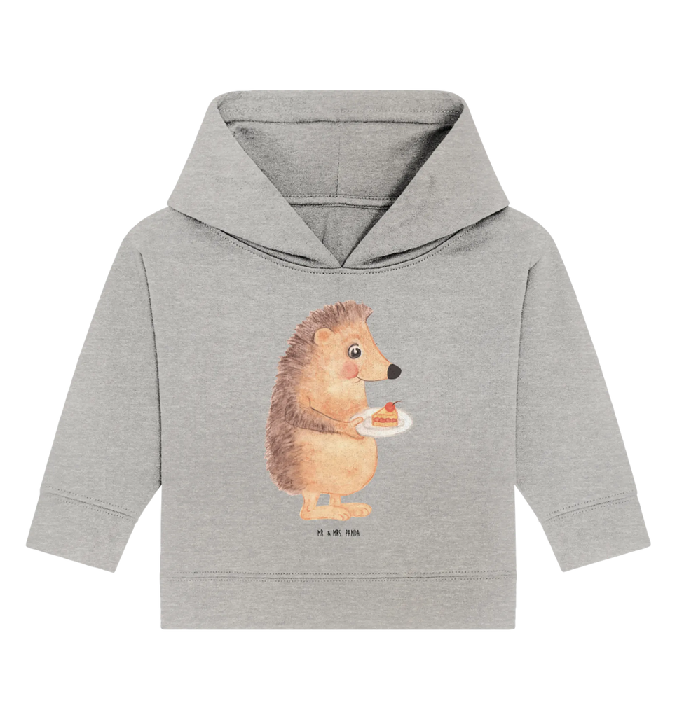 Organiczna bluza z kapturem dla niemowląt jeż kawałek ciasta Baby Kapuzenshirt, Baby Kapuzensweatshirt, Baby Hoodie, Baby Pullover, Tiermotive, Lustige Sprüche, Tiere, Gute Laune, Torte, Essen Spruch, Einladung Party, Geburtstagskuchen, Kuchen, Kuchen Backen, Backen Geschenk, Igel