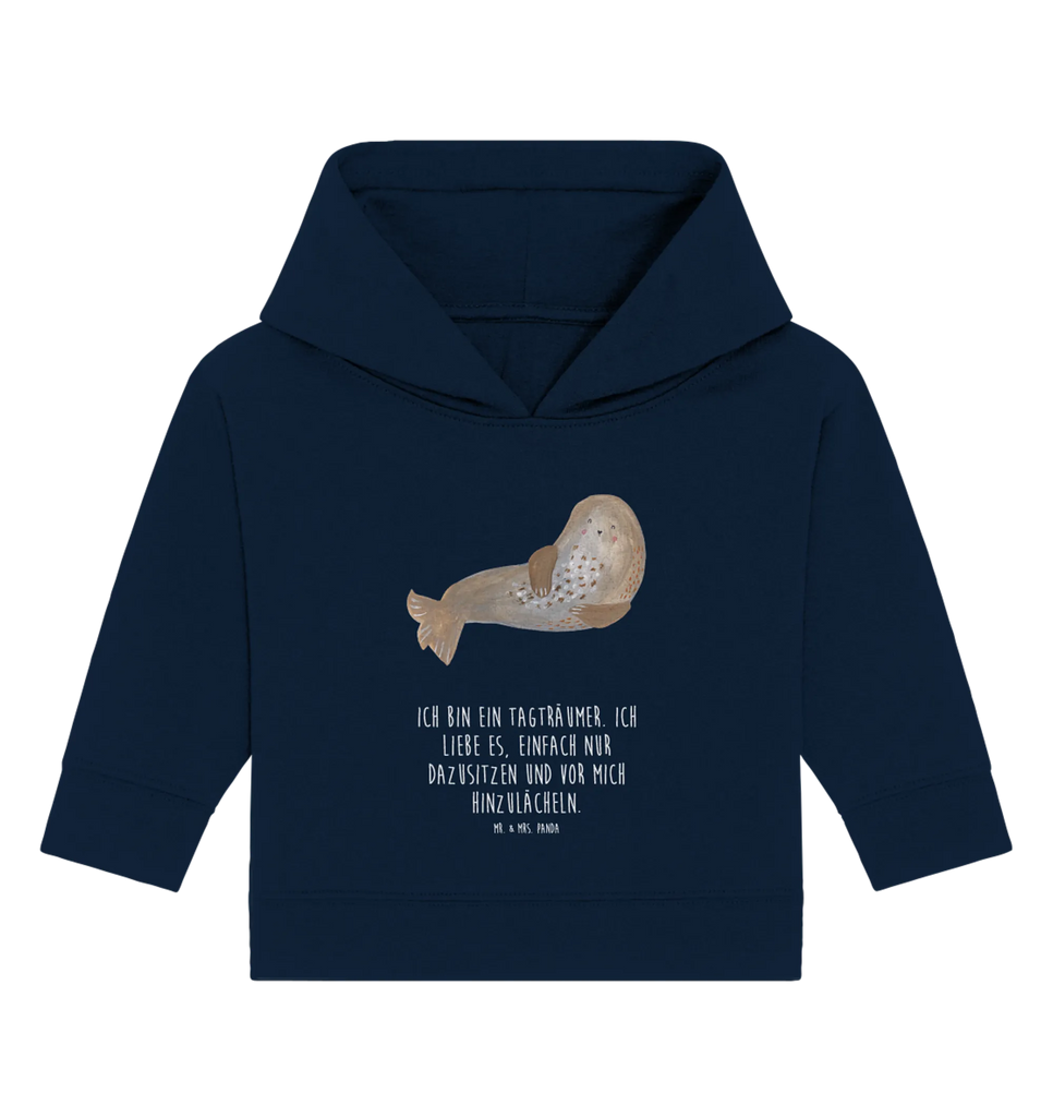 Organiczna bluza z kapturem dla niemowląt foka śmiech Baby Kapuzenshirt, Baby Pullover, Baby Kapuzensweatshirt, Baby Hoodie, Tiermotive, Lustige Sprüche, Tiere, Gute Laune, Robbe, Ostsee, Meerestier, Robben, Strand, Nordsee, Seehund