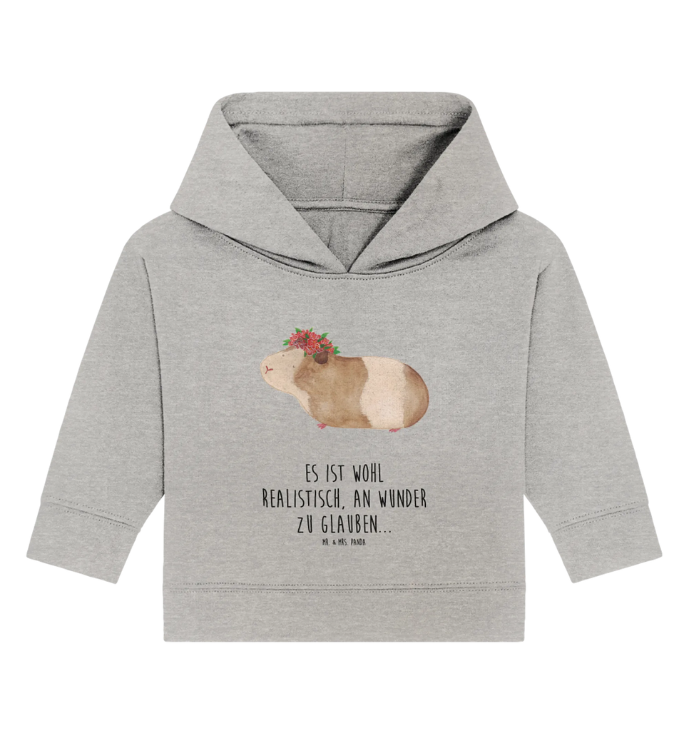 Organiczna bluza z kapturem dla niemowląt świnka morska mądrość Baby Pullover, Baby Kapuzensweatshirt, Baby Hoodie, Baby Kapuzenshirt, Tiermotive, Lustige Sprüche, Tiere, Gute Laune, Wunderland, Meerschweinchen, Spruch, Wunder, Weisheit, Meerie, Meeries, Blumenkind, Realität, Motivation