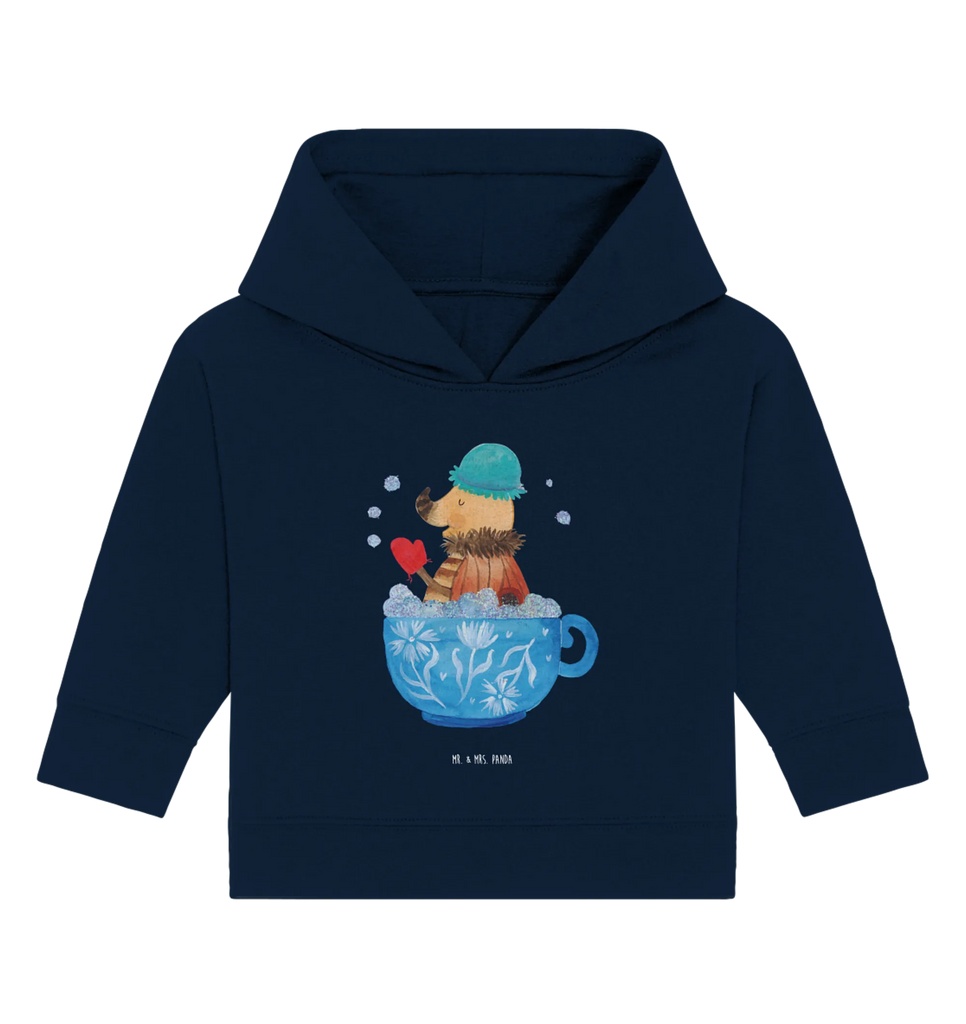 Organiczna bluza z kapturem dla niemowląt Ćma kąpiel pianowa Motywy zwierzęce, dobra energia, zabawne powiedzonka, zwierzęta