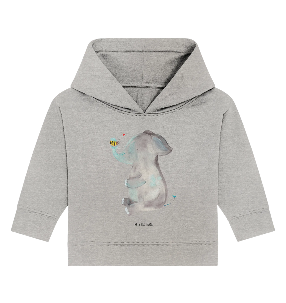 Organiczna bluza z kapturem dla niemowląt słoń pszczoła Baby Hoodie, Baby Kapuzenshirt, Baby Kapuzensweatshirt, Baby Pullover, Tiermotive, Lustige Sprüche, Tiere, Gute Laune, Liebe, Jahrestag, Biene, Heiratsantrag, Liebesbeweis, Liebesspruch, Liebesgeschenk, Elefant, Hochzeitsgeschenk