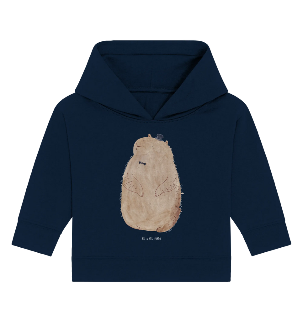 Organiczna bluza z kapturem dla niemowląt Świstak Baby Kapuzensweatshirt, Baby Pullover, Baby Hoodie, Baby Kapuzenshirt, Tiermotive, Lustige Sprüche, Tiere, Gute Laune, Respekt, Freundlichkeit, Anstand, Knigge, Fröhlichkeit, Murmeltier