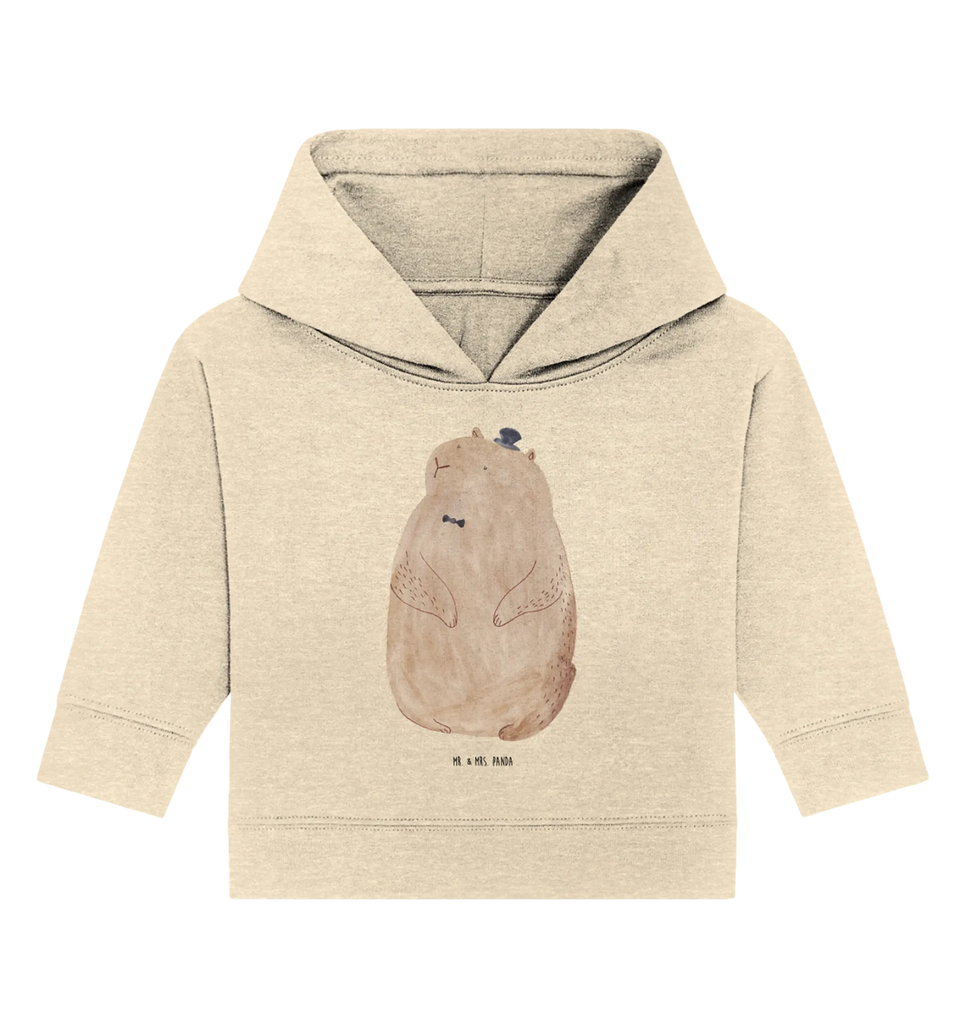 Organiczna bluza z kapturem dla niemowląt Świstak Baby Kapuzensweatshirt, Baby Pullover, Baby Hoodie, Baby Kapuzenshirt, Tiermotive, Lustige Sprüche, Tiere, Gute Laune, Respekt, Freundlichkeit, Anstand, Knigge, Fröhlichkeit, Murmeltier