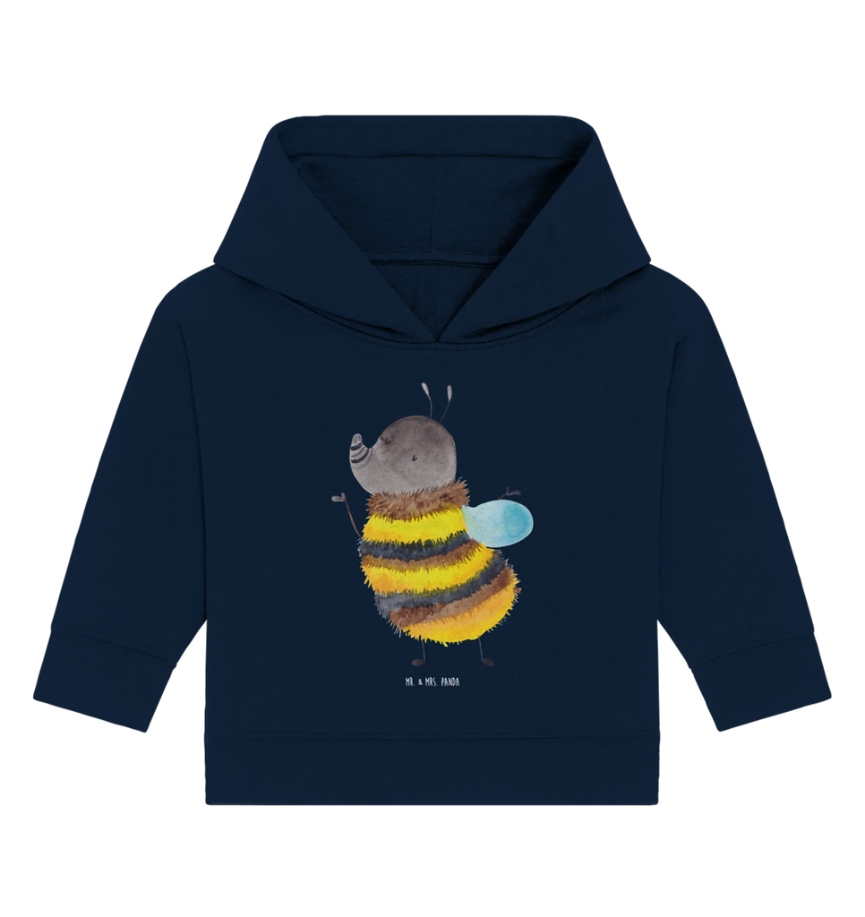 Organiczna bluza z kapturem dla niemowląt trzmiel puszysty Motywy zwierzęce, dobra energia, zabawne powiedzonka, zwierzęta