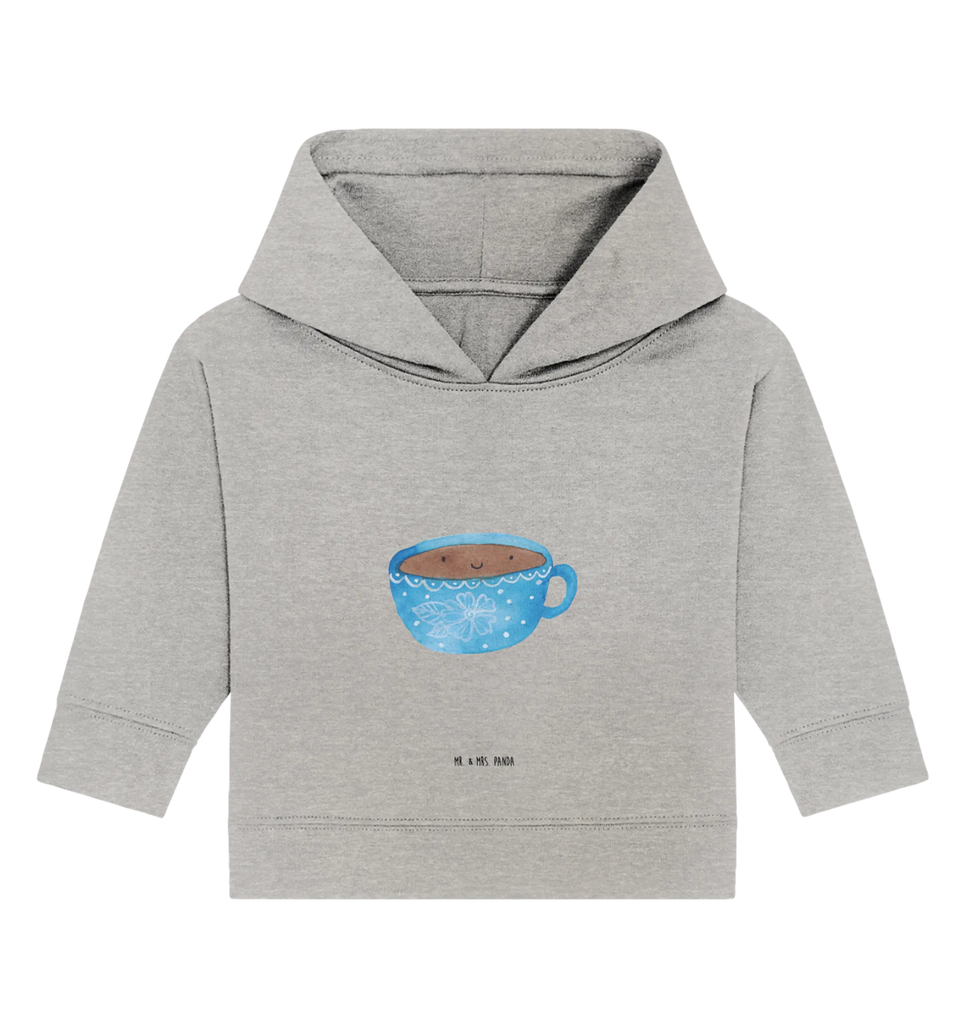 Organiczna bluza z kapturem dla niemowląt Kawa kubek Baby Hoodie, Baby Kapuzensweatshirt, Baby Kapuzenshirt, Baby Pullover, Tiermotive, Lustige Sprüche, Tiere, Gute Laune, Liebe, Kaffee, Glücklich, Tasse, Genuss, Geschmack