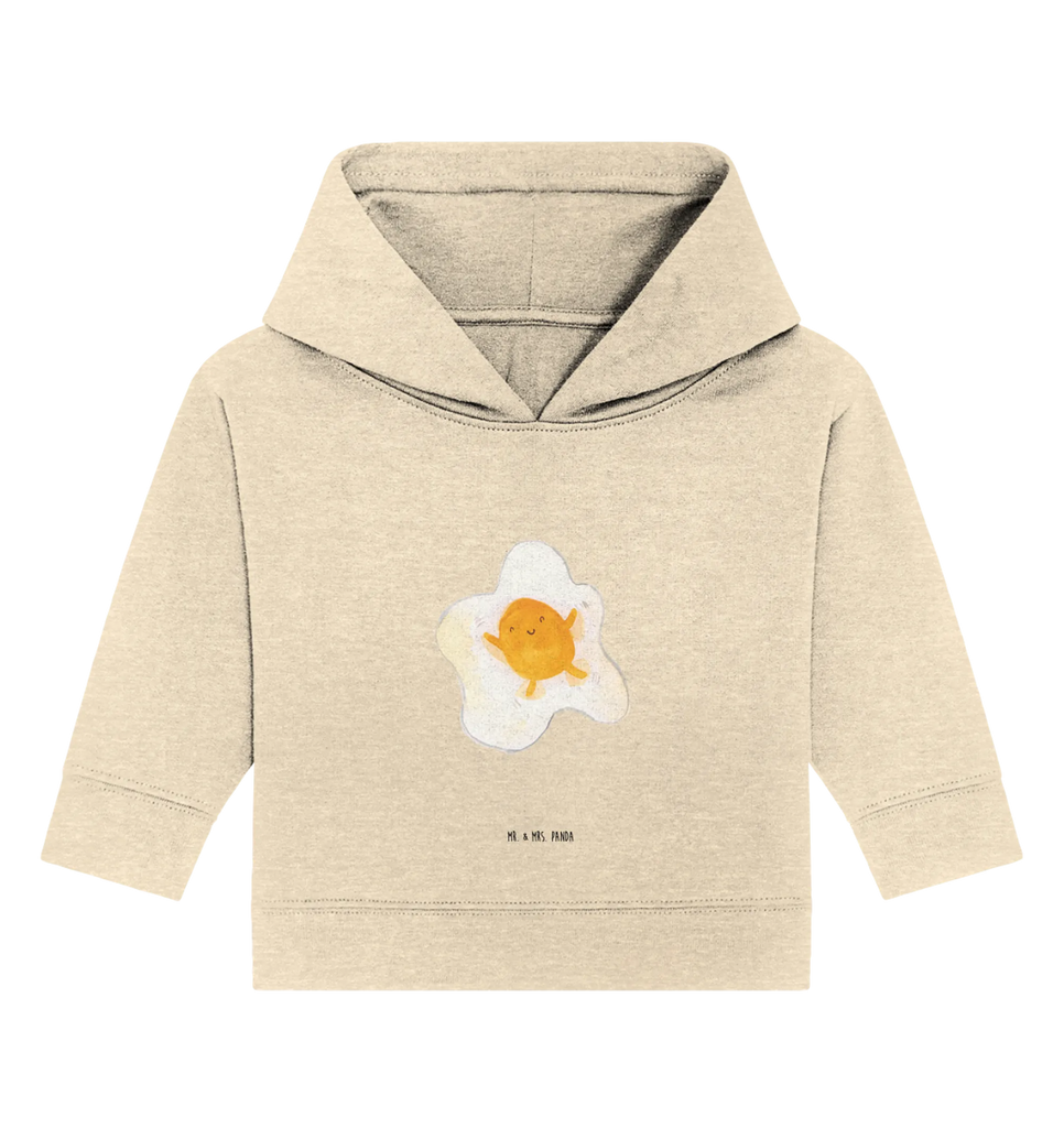 Organiczna bluza z kapturem dla niemowląt jajko sadzone jajko Baby Kapuzensweatshirt, Baby Hoodie, Baby Kapuzenshirt, Baby Pullover, Tiermotive, Lustige Sprüche, Tiere, Gute Laune, Schön, Liebe, Ei, Spiegelei, Tag, Glücklich
