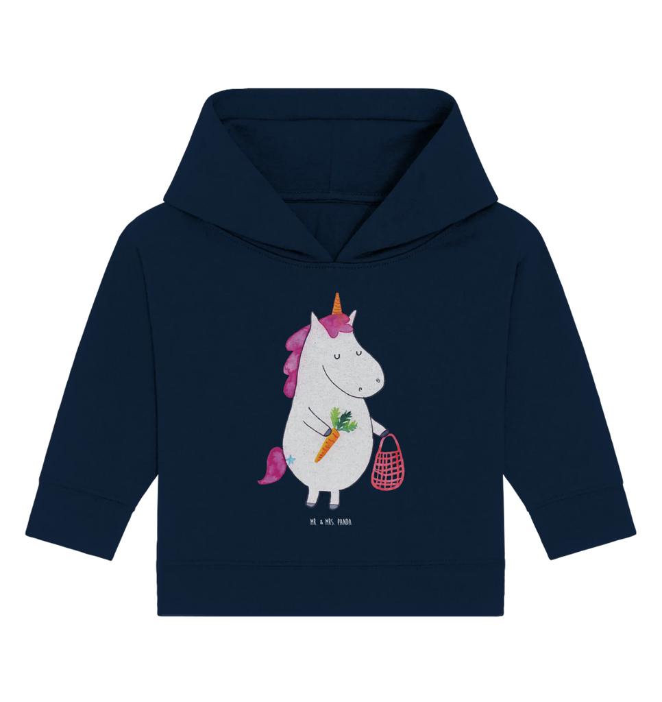 Organiczna bluza z kapturem dla niemowląt Jednorożec Wegański Baby Hoodie, Baby Kapuzensweatshirt, Baby Kapuzenshirt, Baby Pullover, Einhörner, Einhorn Deko, Unicorn, Einhorn, Veganer, Vegan, Veganismus, Rohkost, Gesund essen, Vegetariar, Gesund Leben