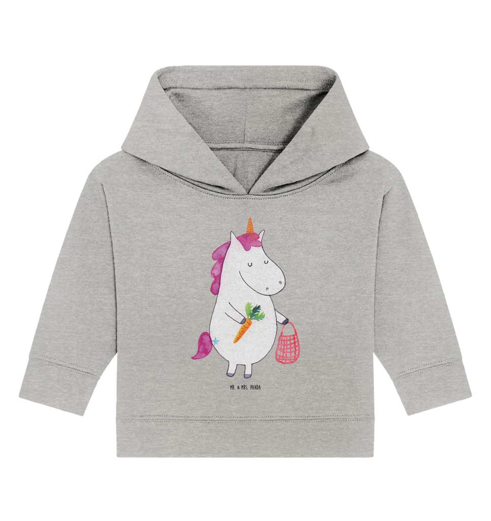 Organiczna bluza z kapturem dla niemowląt Jednorożec Wegański Baby Hoodie, Baby Kapuzensweatshirt, Baby Kapuzenshirt, Baby Pullover, Einhörner, Einhorn Deko, Unicorn, Einhorn, Veganer, Vegan, Veganismus, Rohkost, Gesund essen, Vegetariar, Gesund Leben