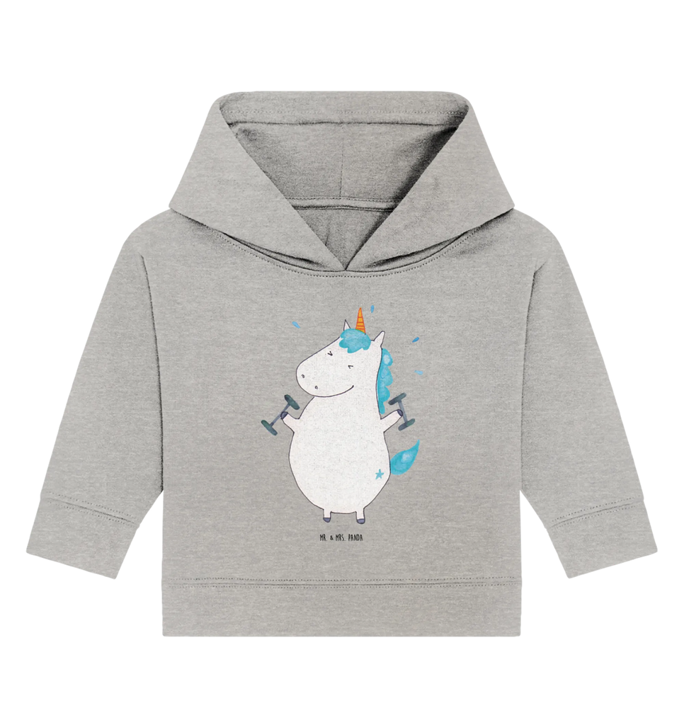 Organiczna bluza z kapturem dla niemowląt jednorożec Fitness Baby Pullover, Baby Kapuzenshirt, Baby Kapuzensweatshirt, Baby Hoodie, Einhörner, Einhorn Deko, Unicorn, Einhorn, Abnehmen, Diät, Geräte, Sixpack, Pumpen, Sport, Fitnessstudio, Gym, Fitness