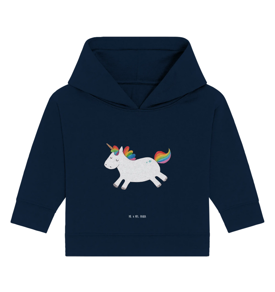 Organiczna bluza z kapturem dla niemowląt Jednorożec Szczęśliwy Baby Kapuzenshirt, Baby Hoodie, Baby Kapuzensweatshirt, Baby Pullover, Einhörner, Einhorn Deko, Unicorn, Einhorn, Lächeln, glücklich, Spannend, Witzig, Spaß, Fröhlich, Lachen, Freude, Lebensfreude