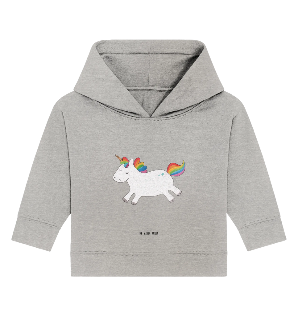 Organiczna bluza z kapturem dla niemowląt Jednorożec Szczęśliwy Baby Kapuzenshirt, Baby Hoodie, Baby Kapuzensweatshirt, Baby Pullover, Einhörner, Einhorn Deko, Unicorn, Einhorn, Lächeln, glücklich, Spannend, Witzig, Spaß, Fröhlich, Lachen, Freude, Lebensfreude