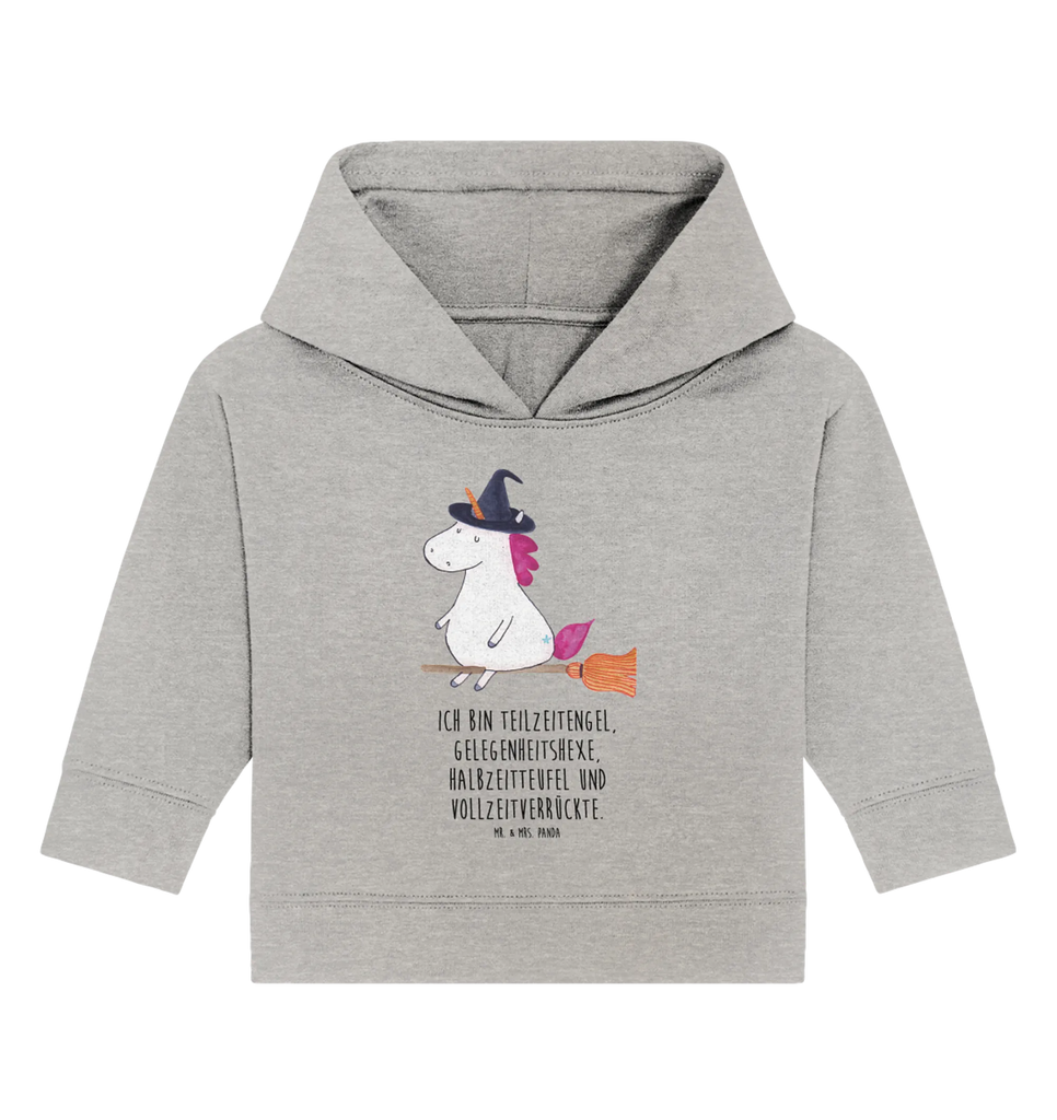 Organiczna bluza z kapturem dla niemowląt jednorożec Czarownica Baby Hoodie, Baby Kapuzenshirt, Baby Pullover, Baby Kapuzensweatshirt, Einhörner, Einhorn Deko, Unicorn, Einhorn, Frau, Zicke, Verrückte, Leben, Ehefrau, Freundin, Teufel, Hexe, Engel