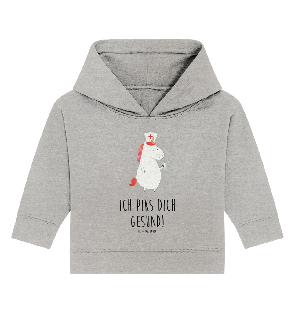 Organiczna bluza z kapturem dla niemowląt Jednorożec Pielęgniarka Baby Pullover, Baby Kapuzensweatshirt, Baby Hoodie, Baby Kapuzenshirt, Einhörner, Einhorn Deko, Unicorn, Einhorn, Krankenschwester Geschenk, Krankenhaus, Krankenpflegerin, Krankenpfleger Geschenk, Ärztin Geschenk, Krankenschwester Dankeschön