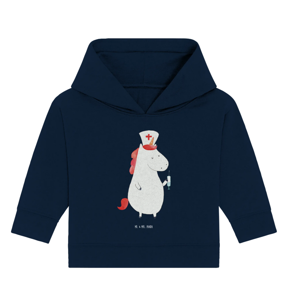 Organiczna bluza z kapturem dla niemowląt Jednorożec Pielęgniarka Baby Pullover, Baby Kapuzensweatshirt, Baby Hoodie, Baby Kapuzenshirt, Einhörner, Einhorn Deko, Unicorn, Einhorn, Krankenschwester Geschenk, Krankenhaus, Krankenpflegerin, Krankenpfleger Geschenk, Ärztin Geschenk, Krankenschwester Dankeschön
