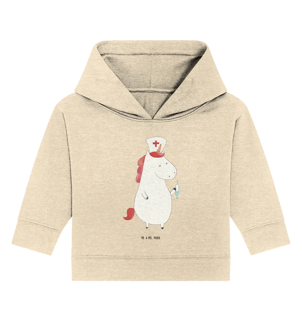 Organiczna bluza z kapturem dla niemowląt Jednorożec Pielęgniarka Baby Pullover, Baby Kapuzensweatshirt, Baby Hoodie, Baby Kapuzenshirt, Einhörner, Einhorn Deko, Unicorn, Einhorn, Krankenschwester Geschenk, Krankenhaus, Krankenpflegerin, Krankenpfleger Geschenk, Ärztin Geschenk, Krankenschwester Dankeschön