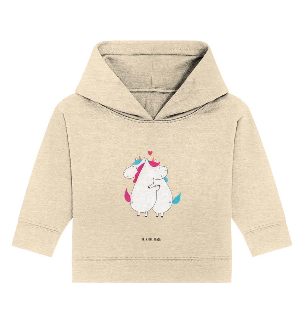 Organiczna bluza z kapturem dla niemowląt jednorożec Wiadomość Baby Pullover, Baby Hoodie, Baby Kapuzenshirt, Baby Kapuzensweatshirt, Einhorn, Einhörner, Einhorn Deko, Unicorn, Spruch, Geschenk, Valentinstag, witzig, lustig, Ehe, Partner, Liebe, Valentine