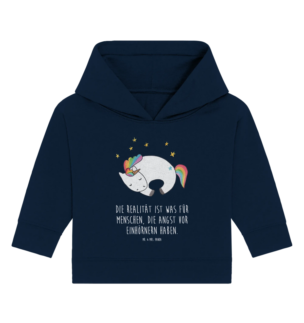 Organic Baby Hoodie unicorn Night calm, present girlfriend, dream, girlfriend, funny saying, gift, reality, people, Unicorn saying, fun