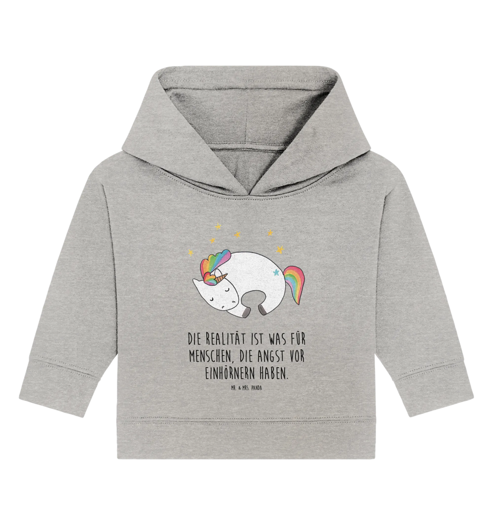 Organiczna bluza z kapturem dla niemowląt Jednorożec noc Baby Kapuzenshirt, Baby Hoodie, Baby Kapuzensweatshirt, Baby Pullover, Einhörner, Einhorn Deko, Unicorn, Einhorn, Realität, Freundin, Menschen, Geschenk, Traum, Ruhe, Träume