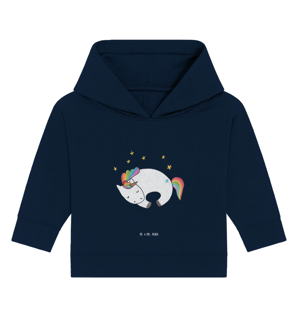Organiczna bluza z kapturem dla niemowląt Jednorożec noc Baby Kapuzenshirt, Baby Hoodie, Baby Kapuzensweatshirt, Baby Pullover, Einhörner, Einhorn Deko, Unicorn, Einhorn, Realität, Freundin, Menschen, Geschenk, Traum, Ruhe, Träume