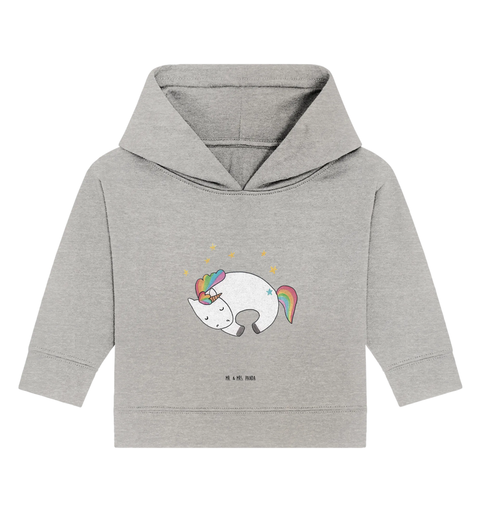 Organiczna bluza z kapturem dla niemowląt Jednorożec noc Baby Kapuzenshirt, Baby Hoodie, Baby Kapuzensweatshirt, Baby Pullover, Einhörner, Einhorn Deko, Unicorn, Einhorn, Realität, Freundin, Menschen, Geschenk, Traum, Ruhe, Träume