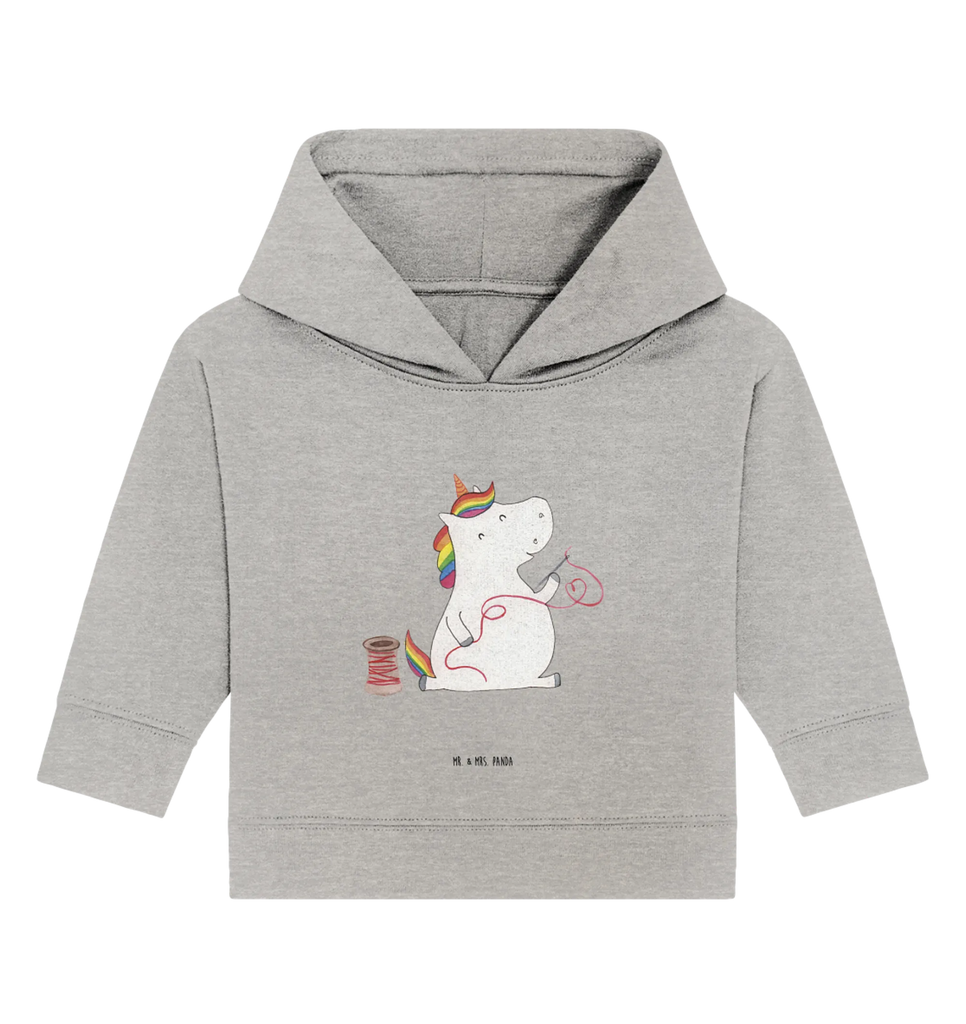Organiczna bluza z kapturem dla niemowląt Jednorożec krawcowa Baby Hoodie, Baby Kapuzenshirt, Baby Pullover, Baby Kapuzensweatshirt, Einhörner, Einhorn Deko, Unicorn, Einhorn, Mädchen, Nähzimmer, Häkeln, Nähen, Basteln, Freundin, Stricken, Näherin