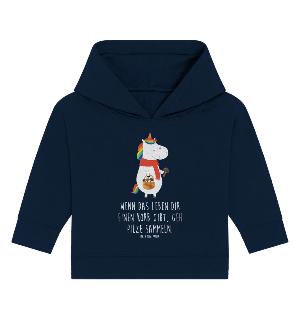 Organiczna bluza z kapturem dla niemowląt Jednorożec grzyb Baby Hoodie, Baby Kapuzensweatshirt, Baby Pullover, Baby Kapuzenshirt, Einhorn Deko, Einhörner, Unicorn, Einhorn, Motivation, Liebeskummer, Pilzsammler, Pilze, Spruch