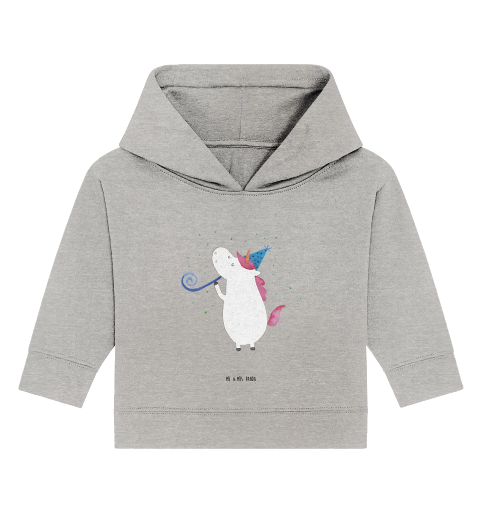 Organiczna bluza z kapturem dla niemowląt Jednorożec Impreza Baby Pullover, Baby Hoodie, Baby Kapuzensweatshirt, Baby Kapuzenshirt, Einhörner, Einhorn Deko, Unicorn, Einhorn, Club, Konfetti, Disco, Party, Geburtstag, Feier, Fest, Alkohol, Glitzer