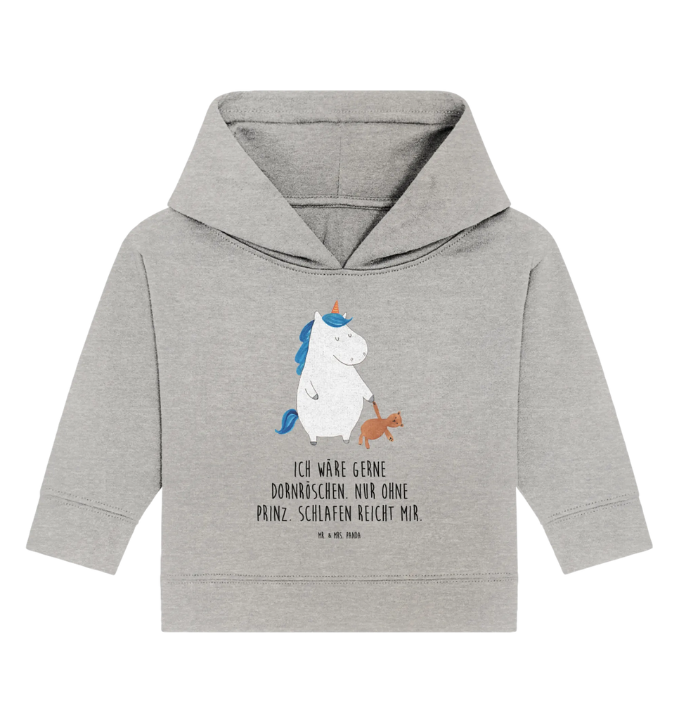 Organiczna bluza z kapturem dla niemowląt Jednorożec Miś Baby Pullover, Baby Hoodie, Baby Kapuzensweatshirt, Baby Kapuzenshirt, Einhörner, Einhorn Deko, Unicorn, Einhorn, Single, schlafen, Singleleben, Bett, Träumen, Gute Nacht, Freundin
