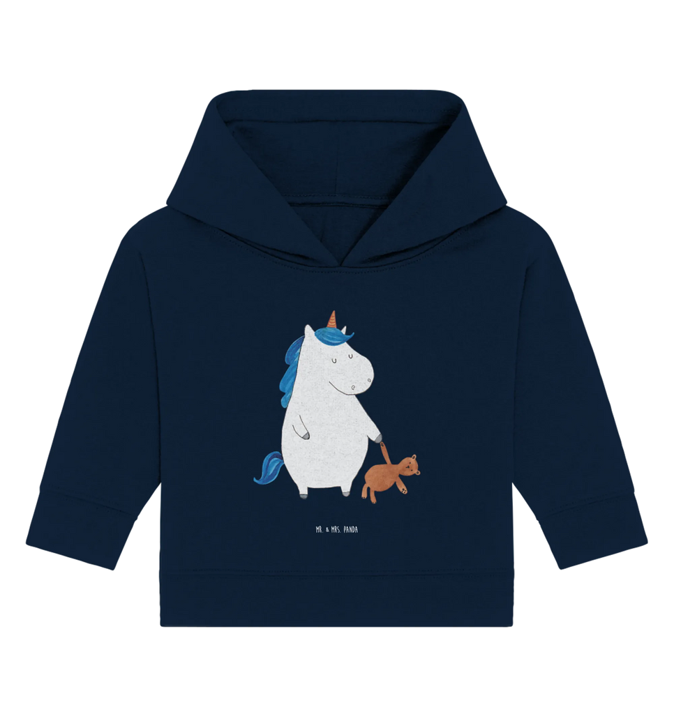 Organiczna bluza z kapturem dla niemowląt Jednorożec Miś Baby Pullover, Baby Hoodie, Baby Kapuzensweatshirt, Baby Kapuzenshirt, Einhörner, Einhorn Deko, Unicorn, Einhorn, Single, schlafen, Singleleben, Bett, Träumen, Gute Nacht, Freundin