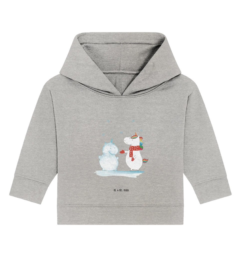 Organiczna bluza z kapturem dla niemowląt jednorożec Bałwan Baby Kapuzenshirt, Baby Pullover, Baby Hoodie, Baby Kapuzensweatshirt, Unicorn, Einhörner, Einhorn, Einhorn Deko, Handschuhe, kalt, Schnee, Weihnachten, Winter, Schneemann, X-Mas, Mütze, Kuchen