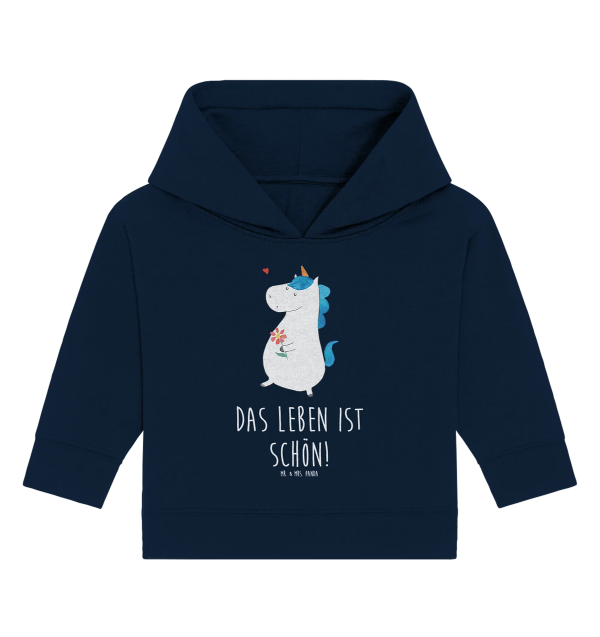 Organiczna bluza z kapturem dla niemowląt Jednorożec spacer Baby Kapuzenshirt, Baby Hoodie, Baby Kapuzensweatshirt, Unicorn, Einhörner, Einhorn, Einhorn Deko, Spaziergang, Freundin, Gute Laune, Schwester, Freude, Glitzer, Mutter, Motivation, Blumen