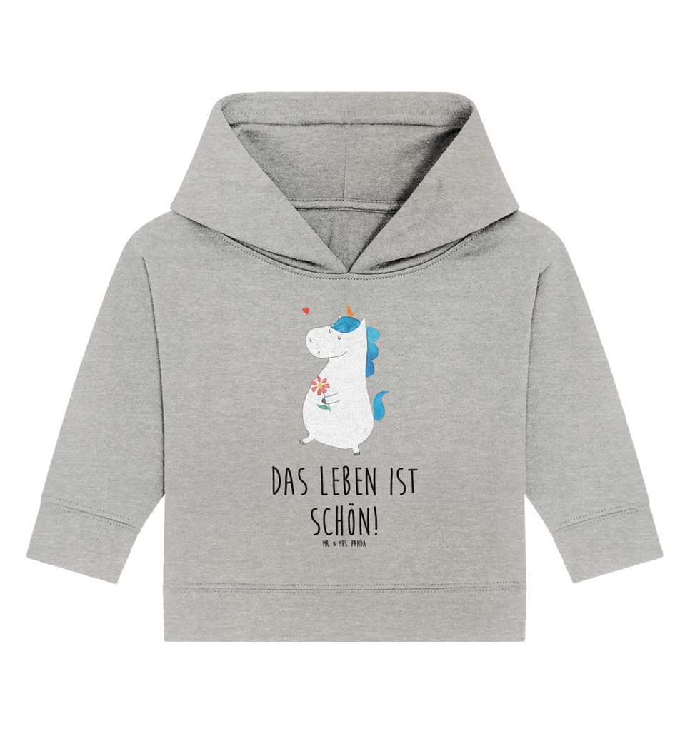 Organiczna bluza z kapturem dla niemowląt Jednorożec spacer Baby Kapuzensweatshirt, Baby Pullover, Baby Kapuzenshirt, Baby Hoodie, Einhörner, Einhorn Deko, Unicorn, Einhorn, Freundin, Gute Laune, Schwester, Freude, Motivation, Glitzer, Mutter, Spaziergang, Blumen