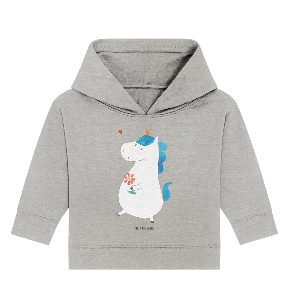 Organiczna bluza z kapturem dla niemowląt Jednorożec spacer Baby Kapuzensweatshirt, Baby Pullover, Baby Kapuzenshirt, Baby Hoodie, Einhörner, Einhorn Deko, Unicorn, Einhorn, Freundin, Gute Laune, Schwester, Freude, Motivation, Glitzer, Mutter, Spaziergang, Blumen