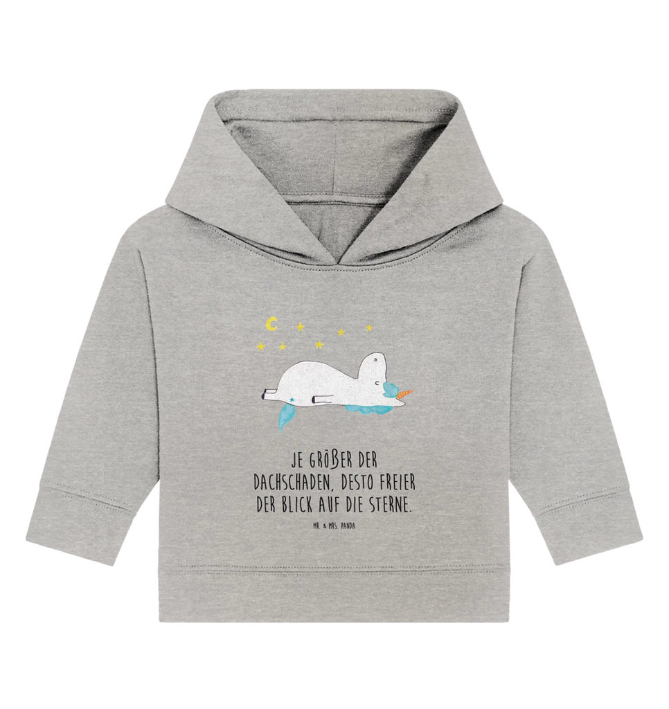 Organiczna bluza z kapturem dla niemowląt Jednorożec gwiaździste niebo Baby Pullover, Baby Hoodie, Baby Kapuzensweatshirt, Baby Kapuzenshirt, Einhörner, Einhorn Deko, Unicorn, Einhorn, Sterne, Dachschaden, Verrückt, Sternenhimmel