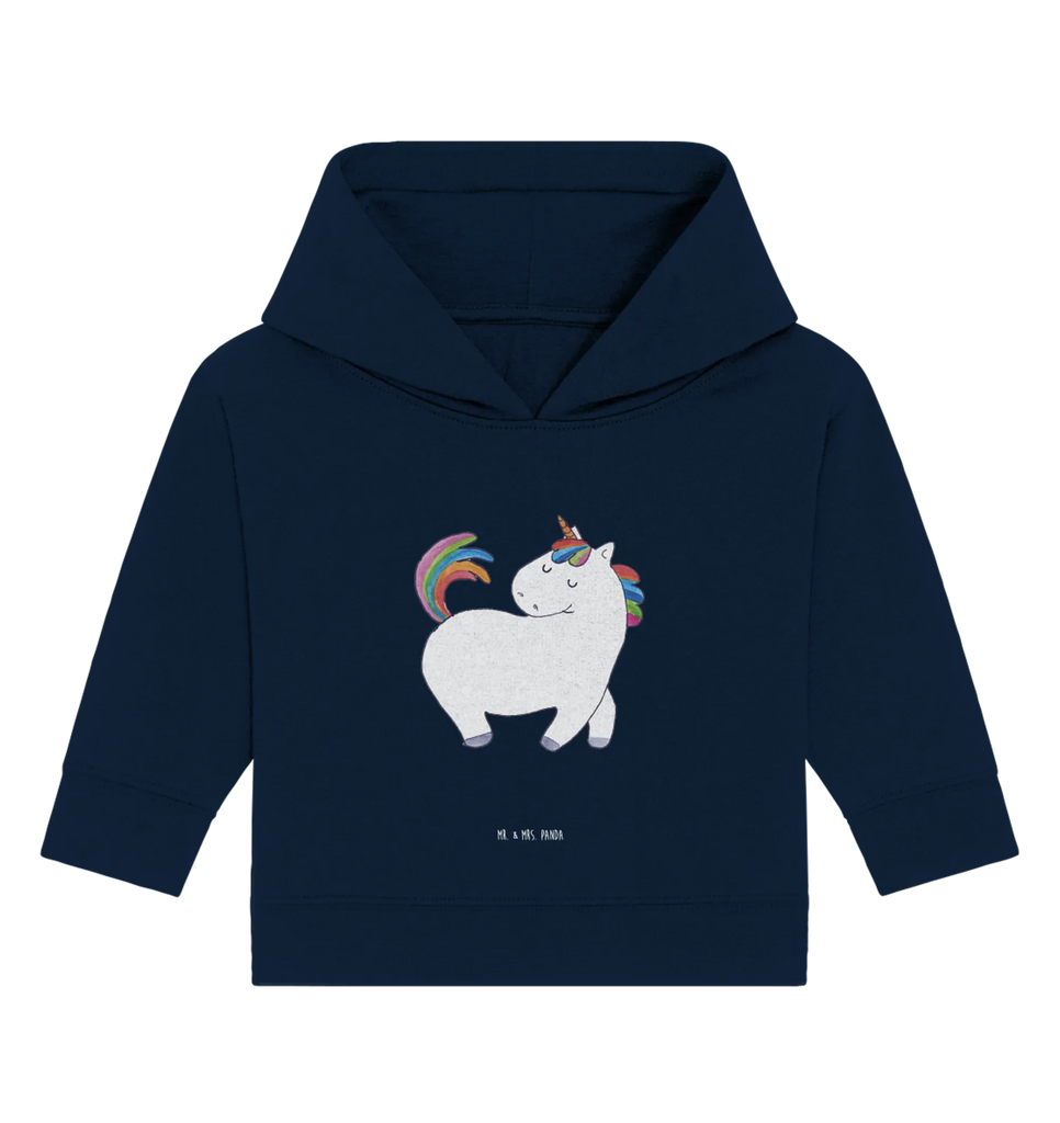Organiczna bluza z kapturem dla niemowląt jednorożec dumnie kroczyć Baby Hoodie, Baby Kapuzenshirt, Baby Kapuzensweatshirt, Baby Pullover, Einhörner, Einhorn Deko, Unicorn, Einhorn, Geschenk, Reiten, Reiter, Bunt, Stolz, Pferd, Anders, Freundin