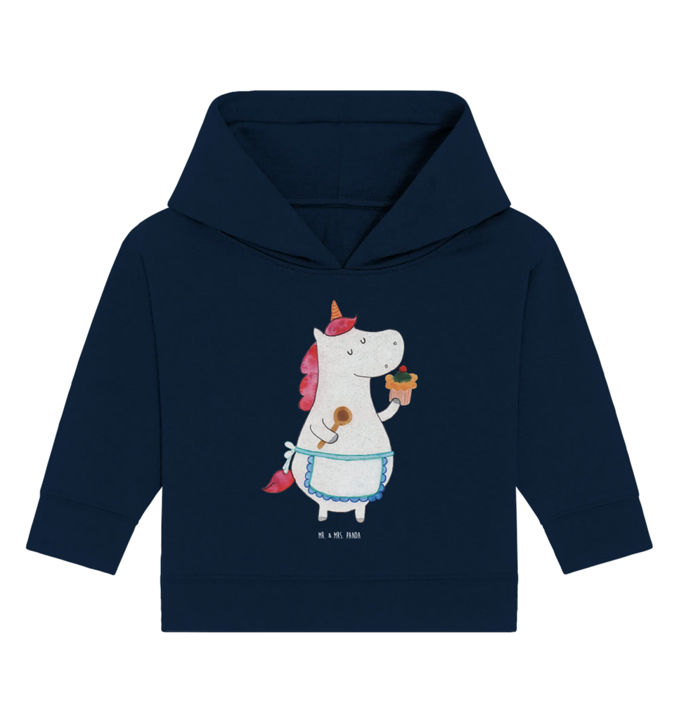 Organic Baby Hoodie Einhorn Küche Baby Hoodie, Baby Kapuzenshirt, Baby Kapuzensweatshirt, Baby Pullover, Einhörner, Einhorn Deko, Unicorn, Einhorn, Torte, Hobbykoch, Bäckerin, Backen, Kuchen, Träumen, Träumer, Motivation, Koch, Muffin
