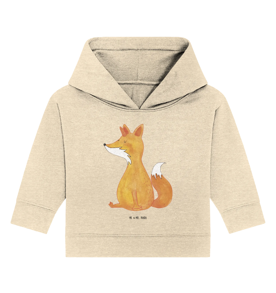 Organiczna bluza z kapturem dla niemowląt Jednorożec lis Baby Hoodie, Baby Kapuzenshirt, Baby Kapuzensweatshirt, Baby Pullover, Einhörner, Einhorn Deko, Unicorn, Einhorn, Fuchshorn, Fuchs, Füchse, Unicorns, Foxycorn, Fuchshörnchen