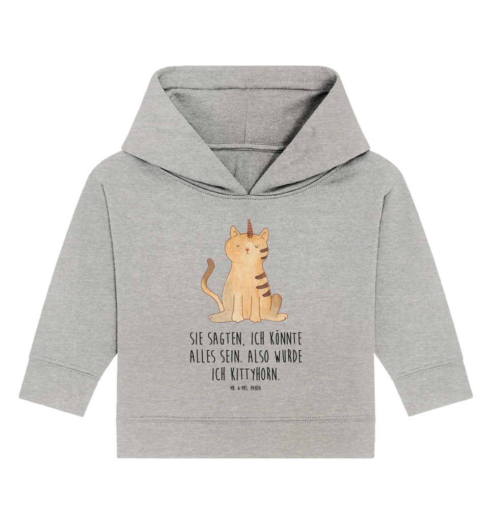 Organiczna bluza z kapturem dla niemowląt jednorożec kot Baby Pullover, Baby Kapuzensweatshirt, Baby Kapuzenshirt, Baby Hoodie, Einhörner, Einhorn Deko, Unicorn, Einhorn, Kittyhorn, Einhornpower, Katze, Katzer, Einhornkatze, Katzenhorn, Erwachsenwerden, Mieze, Glitzer, Regenbogen