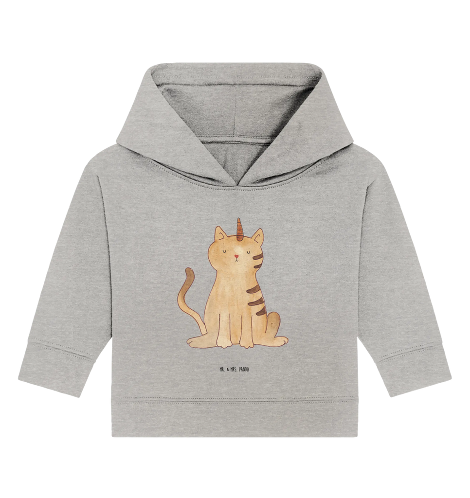 Organiczna bluza z kapturem dla niemowląt jednorożec kot Baby Pullover, Baby Kapuzensweatshirt, Baby Kapuzenshirt, Baby Hoodie, Einhörner, Einhorn Deko, Unicorn, Einhorn, Kittyhorn, Einhornpower, Katze, Katzer, Einhornkatze, Katzenhorn, Erwachsenwerden, Mieze, Glitzer, Regenbogen