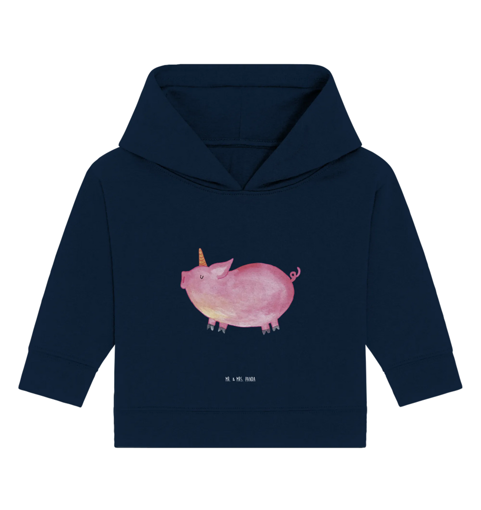 Organiczna bluza z kapturem dla niemowląt jednorożec świnia Baby Kapuzensweatshirt, Baby Kapuzenshirt, Baby Pullover, Baby Hoodie, Einhörner, Einhorn Deko, Unicorn, Einhorn, Spruch, Pig, Schwein, Spaß, Witzig. Lustig, Funny, Piggy, Party, Bauer, English, Englisch, Schweinhorn, Geschenk
