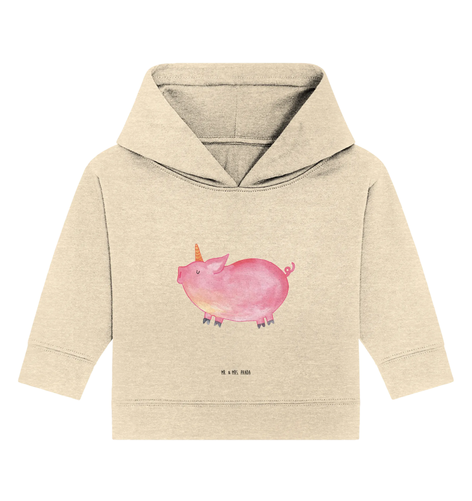 Organiczna bluza z kapturem dla niemowląt jednorożec świnia Baby Kapuzensweatshirt, Baby Kapuzenshirt, Baby Pullover, Baby Hoodie, Einhörner, Einhorn Deko, Unicorn, Einhorn, Spruch, Pig, Schwein, Spaß, Witzig. Lustig, Funny, Piggy, Party, Bauer, English, Englisch, Schweinhorn, Geschenk