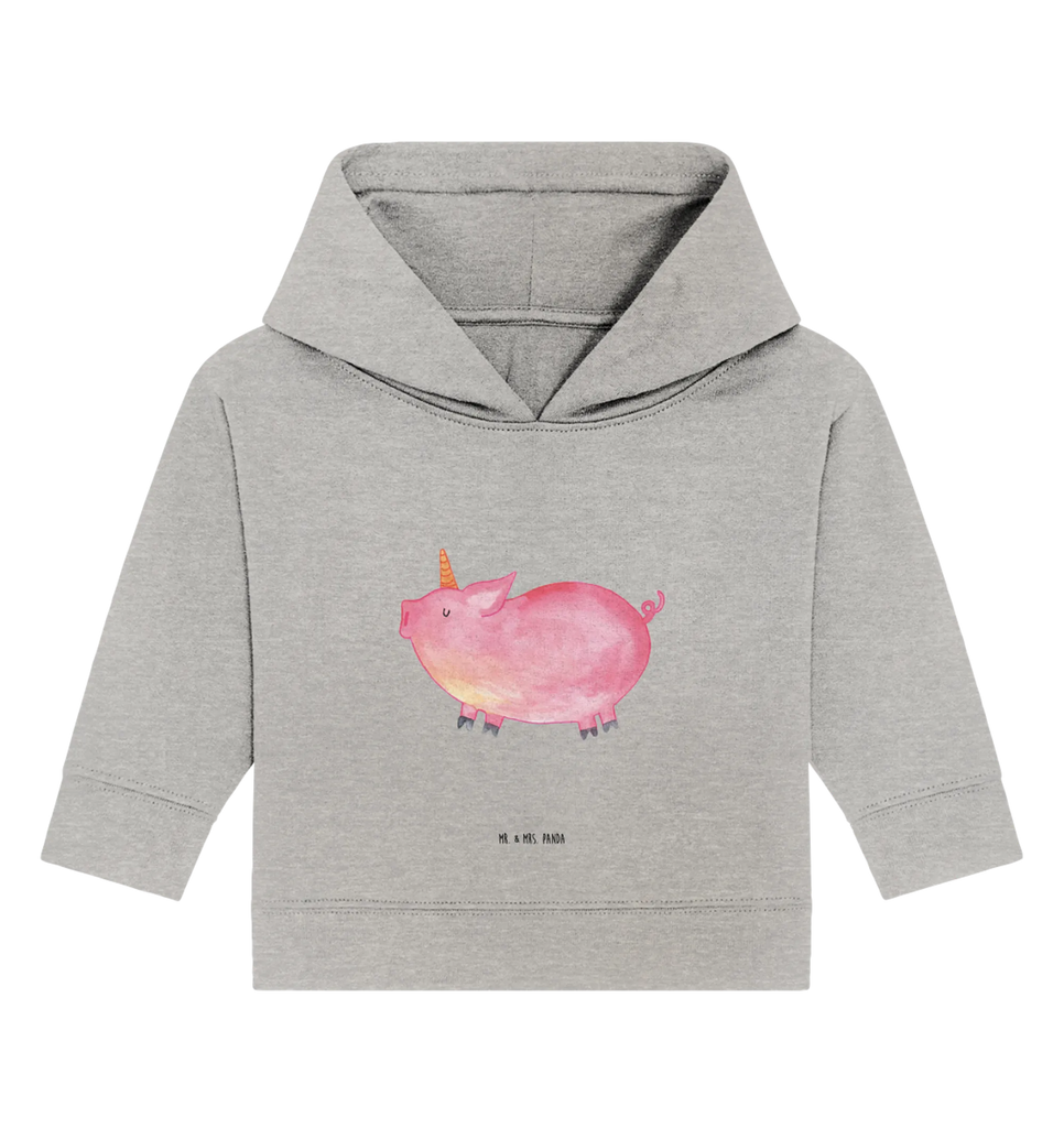 Organiczna bluza z kapturem dla niemowląt jednorożec świnia Baby Kapuzensweatshirt, Baby Kapuzenshirt, Baby Pullover, Baby Hoodie, Einhörner, Einhorn Deko, Unicorn, Einhorn, Spruch, Pig, Schwein, Spaß, Witzig. Lustig, Funny, Piggy, Party, Bauer, English, Englisch, Schweinhorn, Geschenk