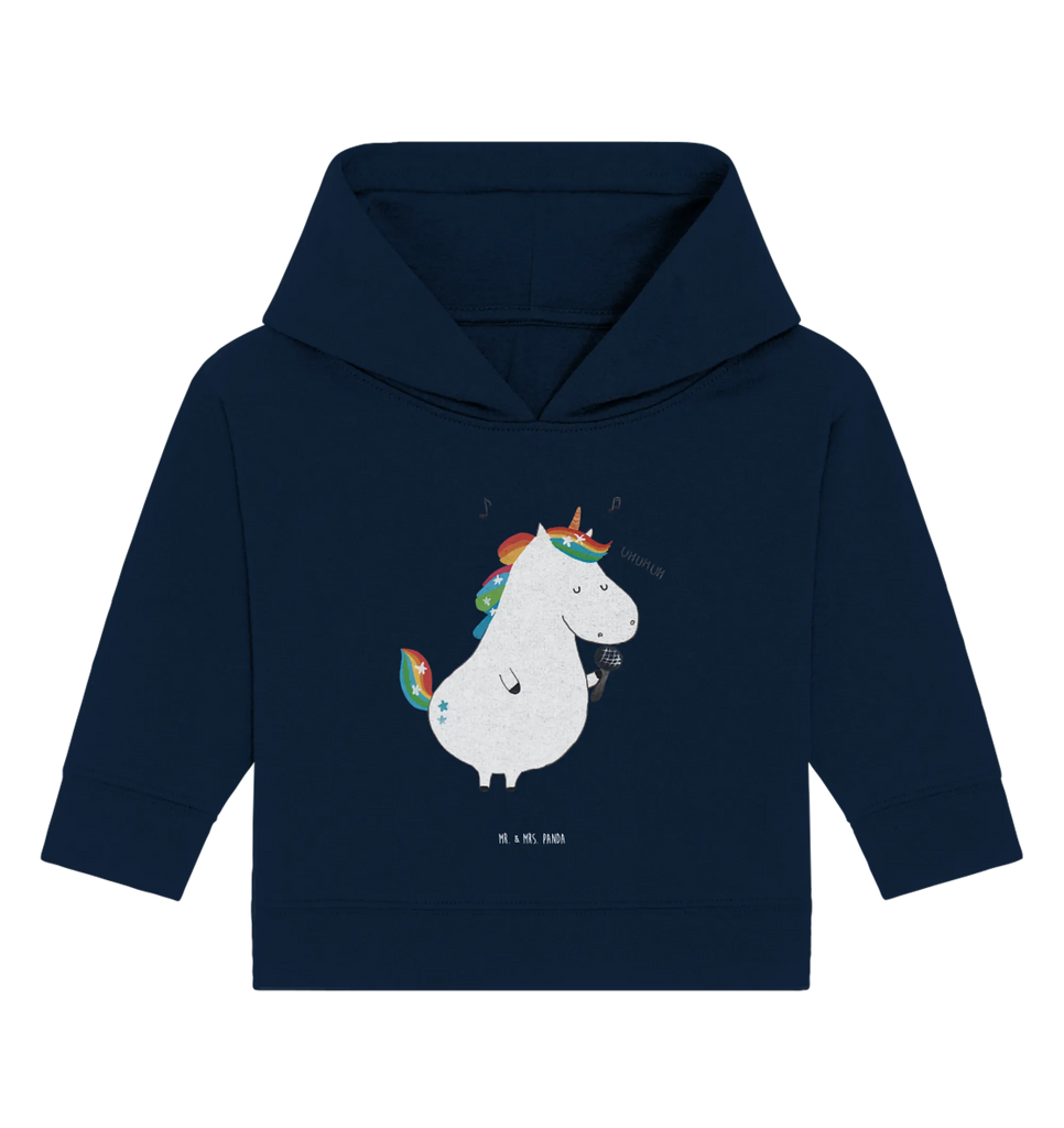 Organiczna bluza z kapturem dla niemowląt jednorożec Śpiewak Baby Hoodie, Baby Kapuzensweatshirt, Baby Pullover, Baby Kapuzenshirt, Einhörner, Einhorn Deko, Unicorn, Einhorn, Geburtstag, Konfetti, Glitzer, Freundin, Party, Disco, Fest, Sängerin, Sänger, Feier